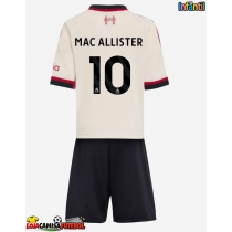 Camisa de Futebol Liverpool Alexis Mac Allister #10 Equipamento Secundário Infantil 2025-26 Manga Curta (+ Calças curtas)